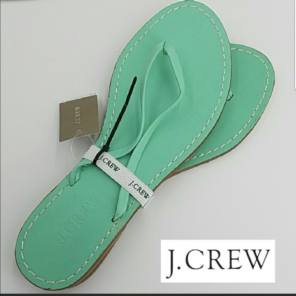 J.Crew green sandal